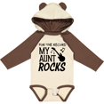 thumbnail image 3 of Inktastic For the Record, My Aunt Rocks Boys or Girls Long Sleeve Baby Bodysuit, 3 of 5