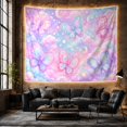 thumbnail image 6 of Cartoon Butterflies in a Fantasy Sky Dreamy Fantasy for Nature Lovers Wall Art Decor Birthday Gift Tapestry Wall Hanging for Bedroom and Nursery, 6 of 7