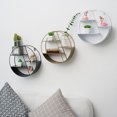 thumbnail image 4 of Floating Shelf Metal Geometric: Hanging Storage Shelf Display Shelf Wall Shelf, 4 of 9