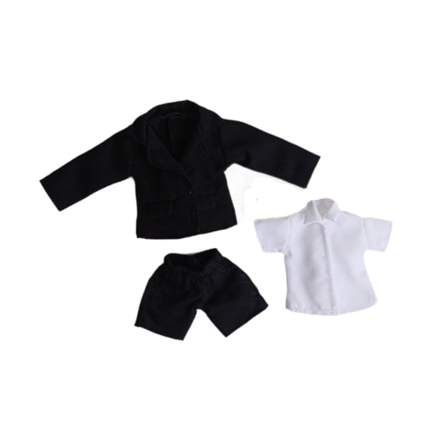 Ropa para muñecas BJD 1/12, disfraces, accesorios para fotos, accesorios coleccionables para manualidades, decoración, lindos para niños, regalo, ropa Azul