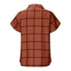 thumbnail image 4 of Fiudx Ropa de Mujer Blusa con Bolsillos y Escote En V a La Moda para Mujer, 4 of 6