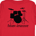 thumbnail image 4 of Inktastic Future Drummer Boys or Girls Long Sleeve Toddler T-Shirt, 4 of 5