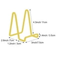 thumbnail image 6 of Kacaiy Picture Frame Easel Display Stand High Stability Rustproof Multipurpose Tabletop Picture Stand Metal Plate Stand, 6 of 7