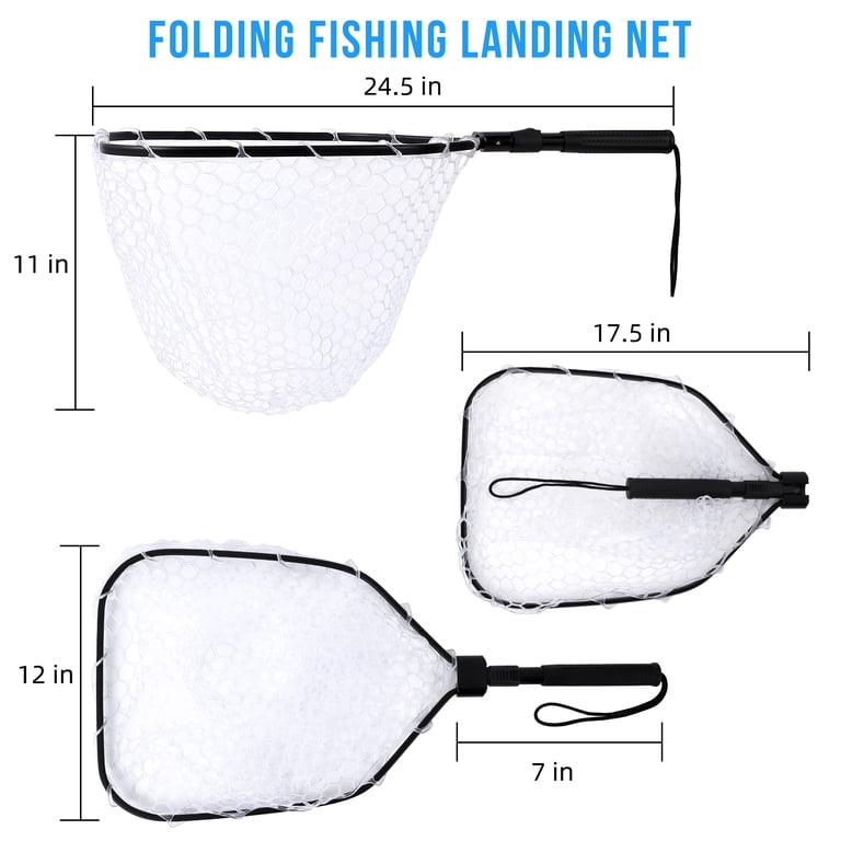 best folding fish landing net Promar Trophy Series Collapsible Nets A compact fishing net that unfolds in a snap INTRUDER™ OCTANE FLIP N' FOLD