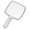 thumbnail image 1 of Miangastore Handheld Mirror With Handle Makeup Mirror Water Ripples Mirror Square Vanity Mirror Women Travel Small Mirrors Packet For Women Girls Silver, 1 of 8