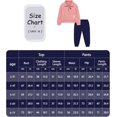 thumbnail image 6 of ZOEREA Kids Toddler Girls Clothes Outfits 2 Piece Zip Tops Long Sleeve Fashion Fall Winter Clothing Set 2-7 Years, 6 of 6