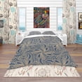 thumbnail image 2 of Designart 'Lace Pattern' Bohemian & Eclectic Duvet Cover Set, 2 of 4