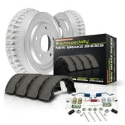 Power Stop Rear Stock Replacement Drum and Shoe Kit KOE15357DK Fits 2002 Mazda Protege