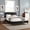 Charcoal, variant on Modway Zahra Channel Tufted Performance Velvet Full Platform Bed in White