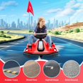 thumbnail image 4 of TROPOW Electric Ride On Cars with Remote Control,24V Ride-On Drifting Go Kart – Electric Drift Car for Kids with 360° Spin,Racing Car for Toddlers 3+ Years Old, 4 of 8
