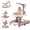 PINK, variant on YUCHANG 5-in-1 Baby Walker ,for Boys and Girls , 6 -24 Months - Foldable, Height Adjustable with Wheels (Green)