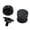 Black, variant on 3mirrors Welding Hood (Pipeliner) Helmet Fasteners Headgear Replacement Parts Accessories Screws Flip Hood Aluminum - 1 Pair (Knurled)