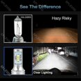 thumbnail image 3 of 2x70w Pure White Motorcylce Led Headlight Bulbs 6000k Kit For Kawasaki Ninja 250 300 650 Zx6r Zx10 Motorcycle Led Light - Y, 3 of 4