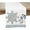 White, variant on Fennco Styles White Helm & Anchor Table Runner 14" W x 72" – Nautical Design Table Runner for Home, Seaside Dining, Beach House, Themed Party Décor and Special Events