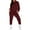 37# Wine, variant on Plus Size Sweatsuits for Women 2 Piece Outfits Lounge Hoodies with Pocket High Waisted Jogger Pants Travel Tracksuit Dark Gray S