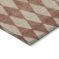 thumbnail image 4 of HomeRoots 577080 5 x 8 ft. Geometric Washable Indoor & Outdoor Rectangle Area Rug, Orange & Copper, 4 of 5