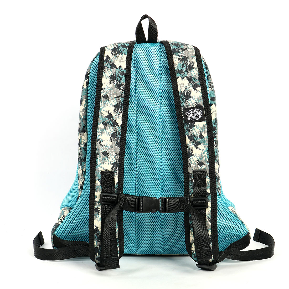 Unique Bargains Mesh and Canvas Dog Backpack, Light Blue - image 4 of 7