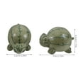 thumbnail image 2 of PBPBOX Realistic Green Resin Tortoise Figurine Decorative Hawaii Sea Turtle Garden Ornament, 2 of 6