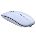 thumbnail image 1 of Pour Ordinateur Portable Léger Lumière Colorée Bluetooth Rechargeable Souris Sans Fil Muette, 1 of 4