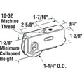 thumbnail image 2 of 1-1/4 in. Steel Ball Bearing Sliding Door Roller Assembly, 2 of 2