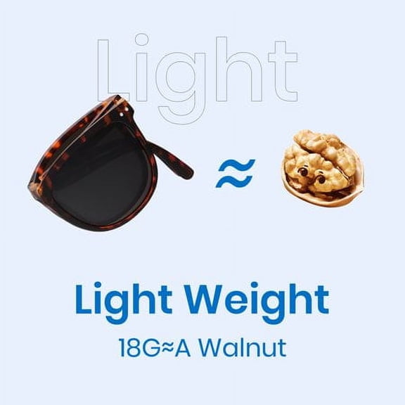 Cyxus Folding Sunglasses For Women Men（easy to carry） Lightweight TR90 Polarized Sunglasses UV400 Protection Anti Glare（Tortoiseshell）
