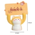 thumbnail image 5 of Dujiujun Desktop Cartoon Animal Resin Statue Adorable Creative Shape Mini Size Photo Stand Memo Clip Message Note Holder, 5 of 8