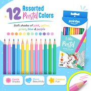 Pointer I Like Pastel Colored Pencils 12 Count