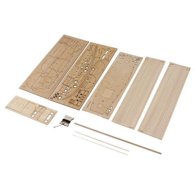 1:30 Kit De Construcción De Modelos Ensamblados De De DIY Juguetes Educativos Para Niños CUTICAT Barco de madera de juguete montado