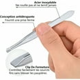 thumbnail image 5 of EXLEAF 2026 New Slant Tweezer with Surgical Grade Material, Ergonomically Designed for Facial Hair Removal, Wide Grip Stainless Steel Eyebrow Shaping Tool, 5 of 6