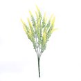thumbnail image 1 of Decoración de boda, flores falsas, decoración de mesa de flores de plástico, accesorios para arreglos florales en macetas, simulación de flocado de 5 tenedores, lavanda y trigo, 1 of 6