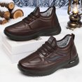 thumbnail image 3 of Men's Winter Cotton Boots With Thickened Fleece For Warmth And Slip Casual Shoes, 3 of 6