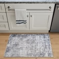 thumbnail image 2 of Bloom Rugs Washable Non-Slip 2' x 3' Rug - Gray / Charcoal / Blue Modern Abstract Area Rug for Living Room, Bedroom, Dining Room, and Kitchen - Exact size: 2' x 3', 2 of 10