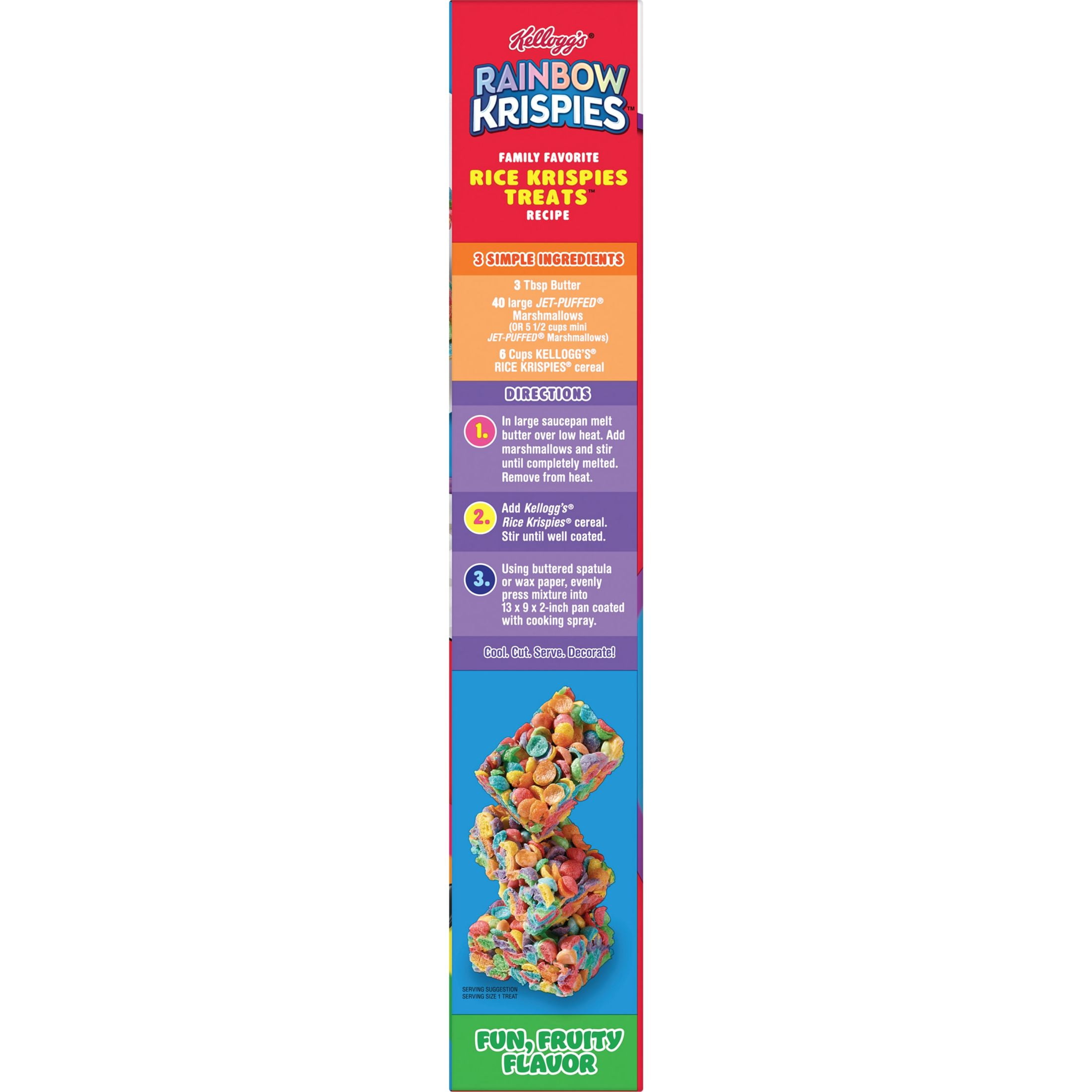 Kellogg's® Rainbow Rice Krispies Fruity Flavor Cereal, 11.1 oz - Fry's Food  Stores