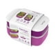 thumbnail image 4 of Bento Box Bentgo Classic con 3 compartimentos y juego de utensilios, color morado, 4 of 8