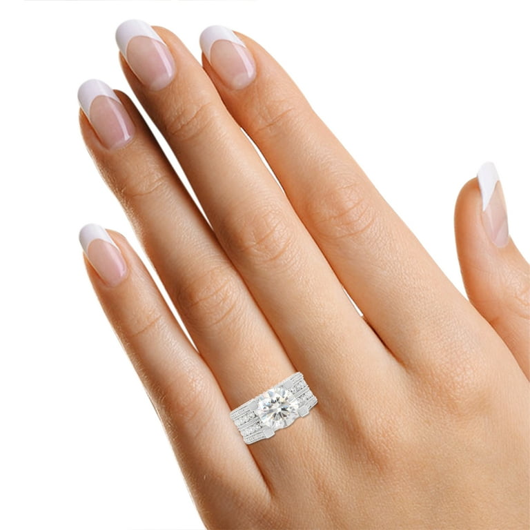 10 ct cubic zirconia ring deals