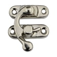 thumbnail image 2 of Scienceny Candado Cerrojo de hierro Cerradura de gancho Protección de seguridad Hebilla oculta Atrapa Joyas Caja de Accesorios de hardware Herramientas y ferretería Gancho izquierdo plateado, 2 of 6