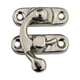 thumbnail image 1 of Riwesomey Candado Cerrojo de hierro Cerradura de gancho Protección de seguridad Hebilla oculta Atrapa Joyas Caja de Accesorios de Herramientas y ferretería Gancho izquierdo plateado, 1 of 6