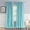 Aqua, variant on White Patio Window Curtains for Home Decoration, Half Light Blocking Curtain Panels for Sliding Door, 52 x 102 Inches, 2 Panels, Pure White