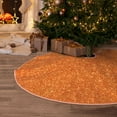 thumbnail image 5 of Bingfone Christmas Tree Skirt Mat Christmas Decoration Interior 36" -Orange Glitter, 5 of 6