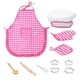 thumbnail image 4 of 11pcs / de cocina para y gorro de guantes y utensilios de juguete de simución Zulema Kids Kitchen Pretend Play juego, 4 of 8