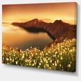 thumbnail image 2 of Sunrise Wildflowers on Santorini - Impression sur Toile Florale, 2 of 3