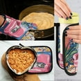 thumbnail image 5 of Yayeee Oven Mitts and Pot Holder Set of 2 Heat Resistant Kitchen Gloves Baking Hot Pad, Art Cat, 5 of 5