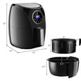 thumbnail image 2 of Costway 1400W Electric Air Fryer 3.4 Quart LCD Touch Screen Timer & Temperature Control, 2 of 10