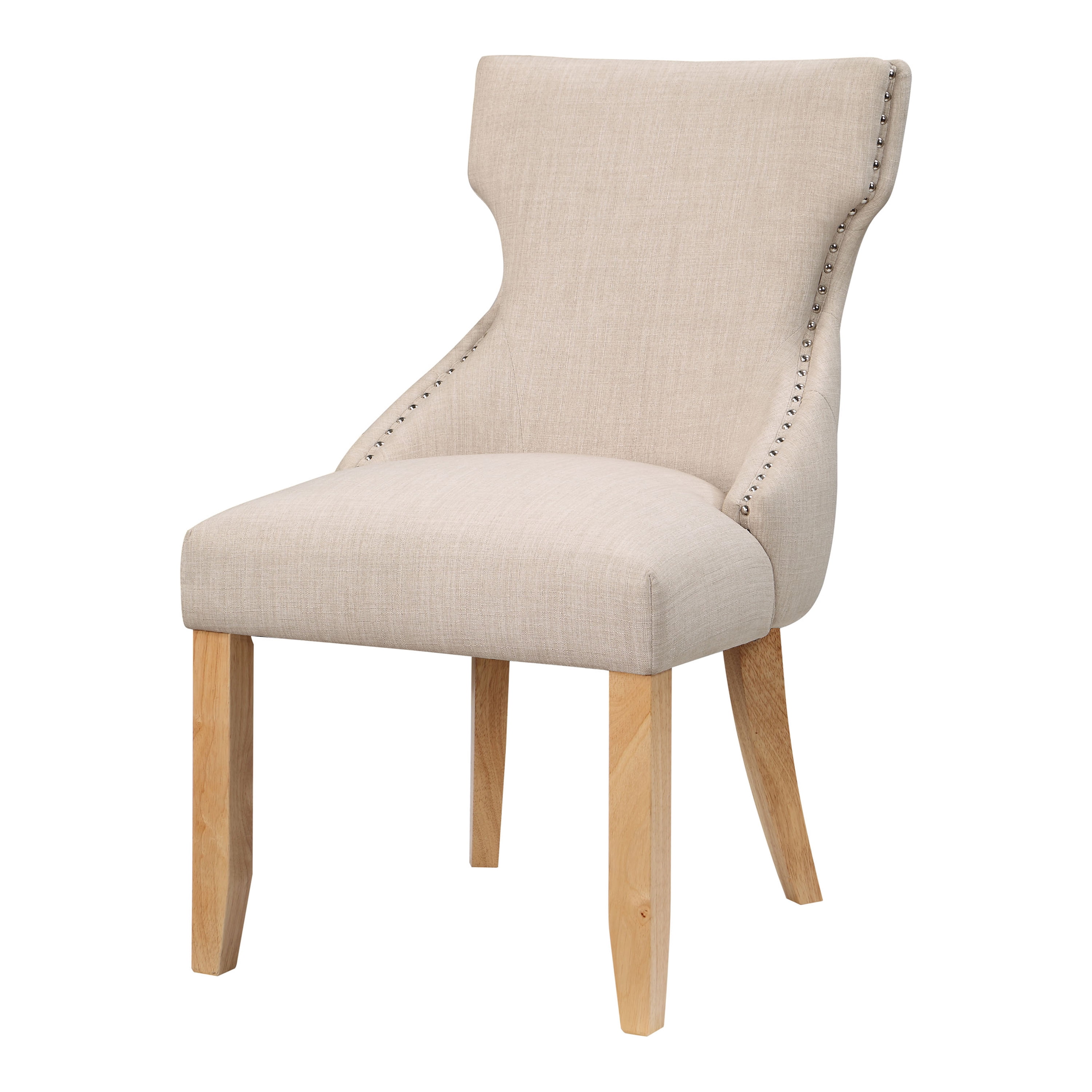 Furniture of America Taryn Upholstered Wood Ivory Side Chairs (Set of 2)