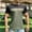 Army Green1, variant on Kojanyu Men's Color Block Raglan Short Sleeve T Shirt, Lightweight Breathable Polyester Casual Sports Crewneck Top, Sizes S-3XL