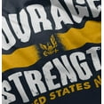 thumbnail image 5 of United States Navy Courage Strength Toddler Boy Girl T Shirt Infant Toddler Brisco Brands 4T, 5 of 6