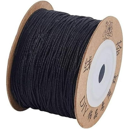 Nylon Threads Black 0.8mm about 109.36 yards(100m)/roll Nylon