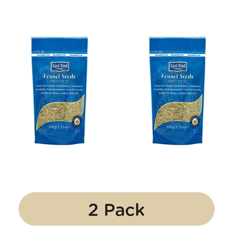 East End Fennel Seeds 100g, British Import (Pack of 2)