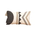 thumbnail image 2 of Bohemian Embroidered Cushion Cover, Velvet Throw Pillow Case With Tassels, Decorative Boho Pillow Cover For Sofa, Bed, Living Room, And Home Decor, 2 of 7