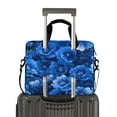 thumbnail image 2 of Laptop Bag Laptop Briefcase 15.7 x 3 x 11.8 Inches Laptop Bag Briefcases Laptop Storage Travel Laptop Bag Work Laptop Bag Deep Blue Flowers Seamless, 2 of 8